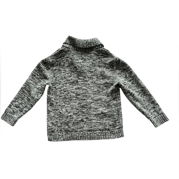 Kids Unisex Button up Cardigan. Grey Variegated dark to light. Old Navy Size 6-7 - Picture 4 of 5